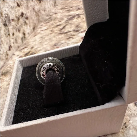 Pandora Bahamas Exclusive Glitter Murano Charm Glitter RARE